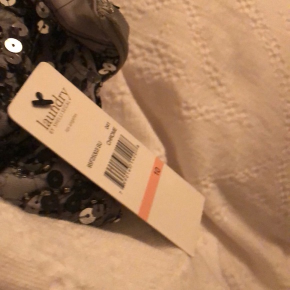 bedazzled grey and silver dress - Picture 3 of 3